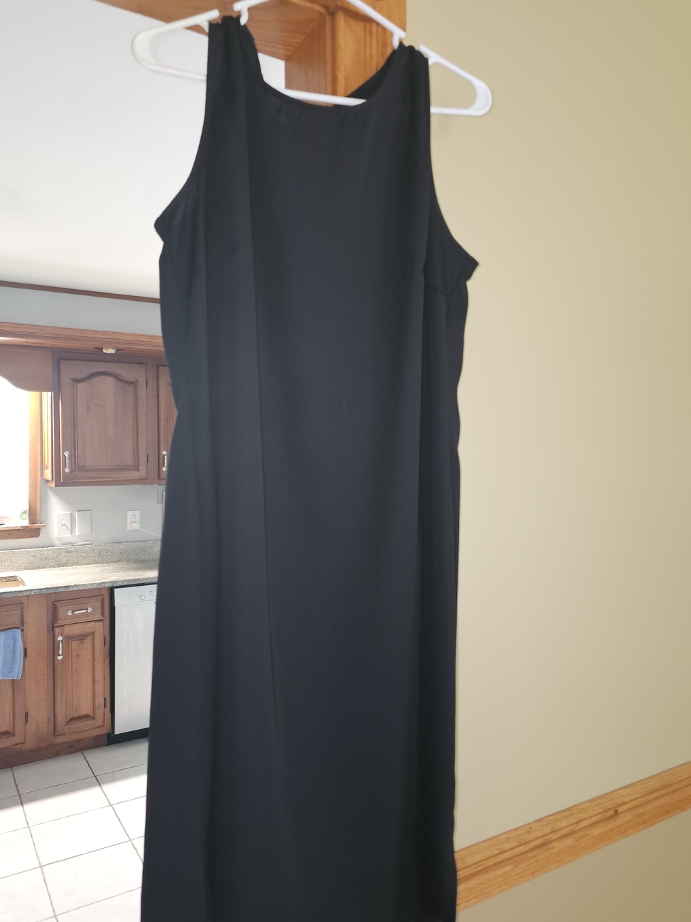 Expressions Black Sleeveless Maxi Dress